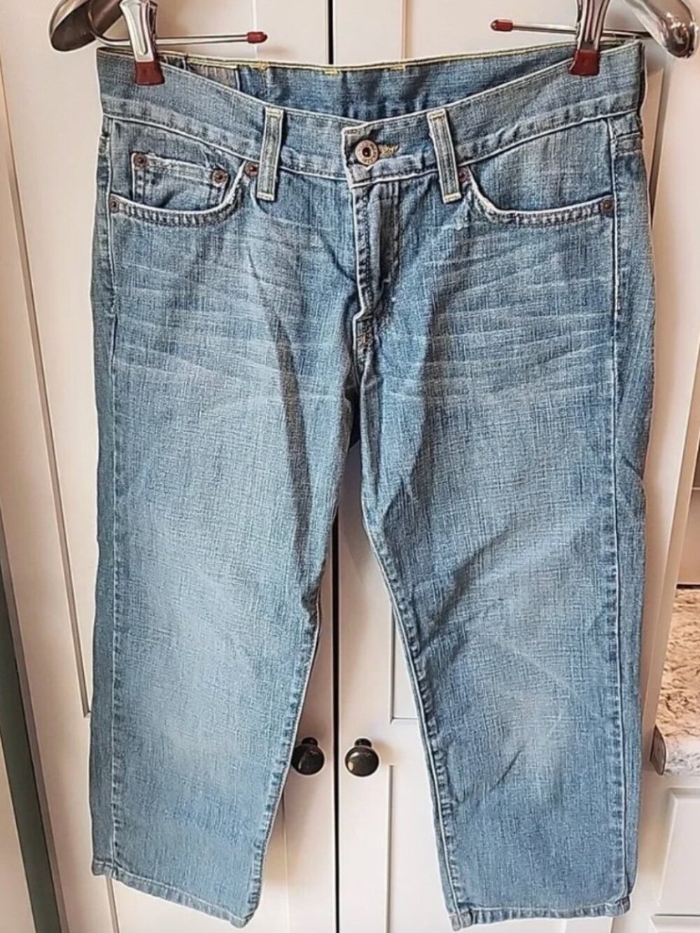 Lucky Brand Sugar Crop Jeans - Light Wash, 2/26